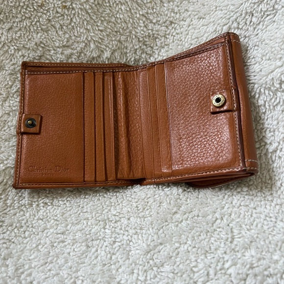 AUTHENTIC Christian Dior Wallet with Gold Accent - Picture 8 of 9